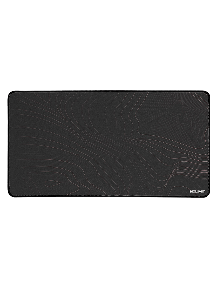 NOLIMIT M size gaming mat - Topographic Mapping Red product image (1)