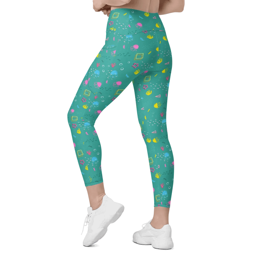 Shifty Seas pattern pocket leggings product image (4)