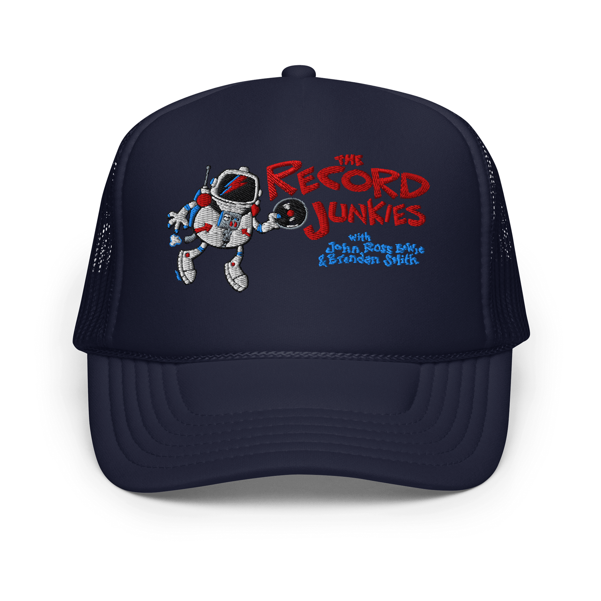 The Record Junkies I-40 Foam Trucker Hat product image (1)
