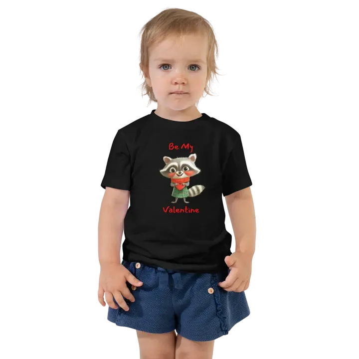 Valentine's Raccoon Toddler Tee product image (1)