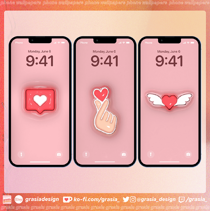 Pink Vibe 3D phone wallpapers product image (2)