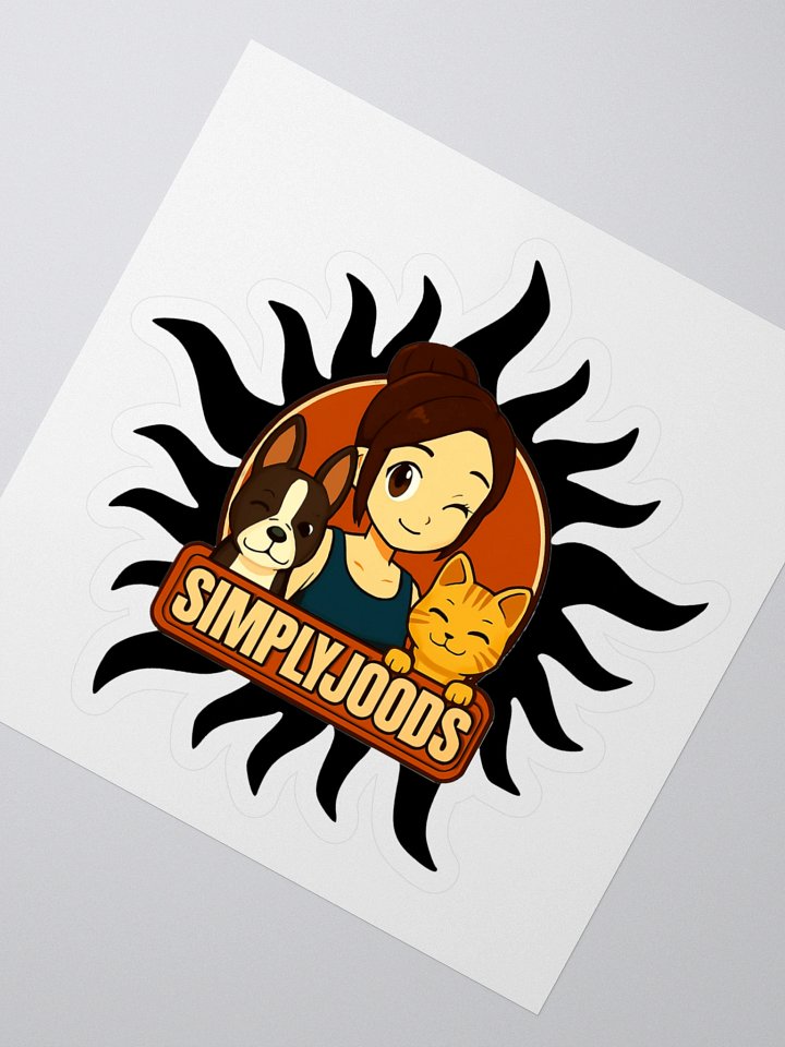 Simply Joods Logo with Symbol Sticker product image (2)