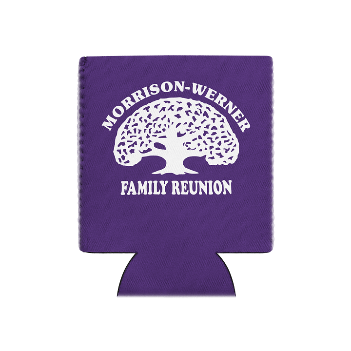 "Morrison-Werner Family Tree" Can Coozie (Purple) product image (1)