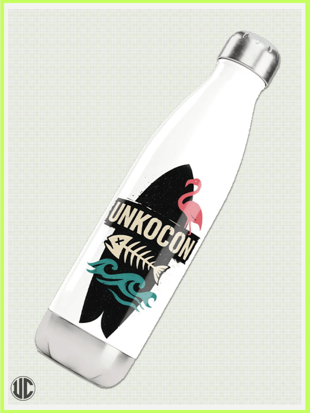 UnkoCon Stainless Steel Water Bottle – Beachside Oddities (17 oz) product image (2)