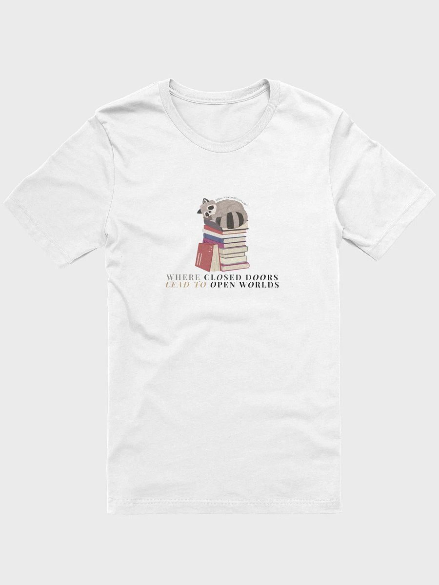 Sleepy RACCOON LITERARY Mixed Font T-Shirt product image (1)