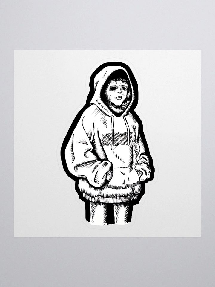 Hoodie Girl Sticker product image (1)
