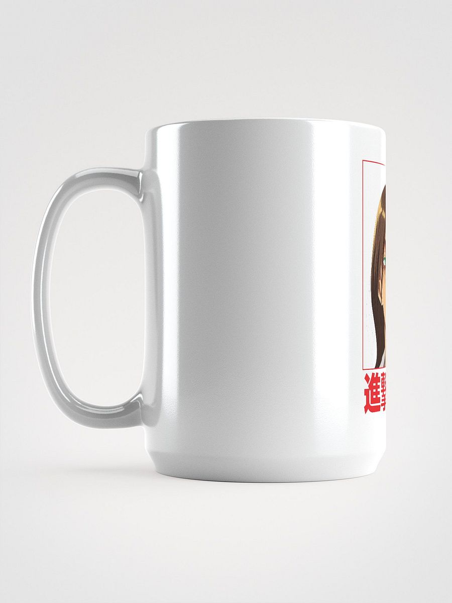 Eren Yeager Half Titan Transformation Art - White Glossy Mug product image (6)