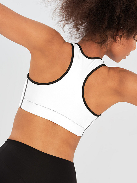 Photo showing All-Over Print Padded Sports Bra