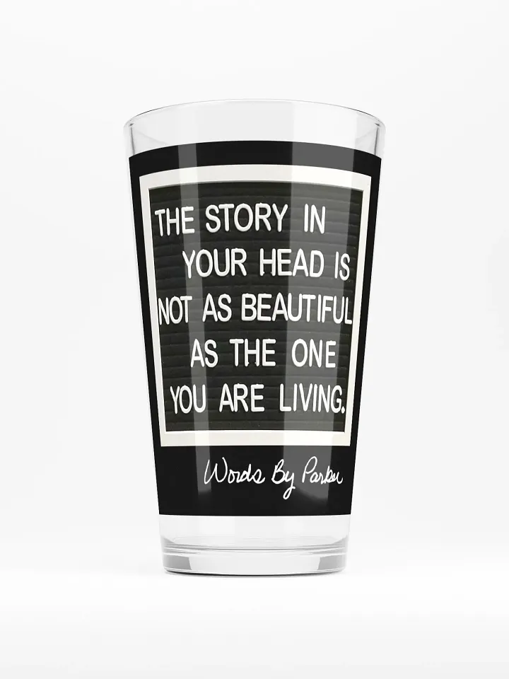 Story In Your Head Pint Glass product image (1)