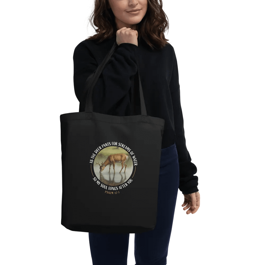 As the Deer Psalm 42:1 Tote product image (1)