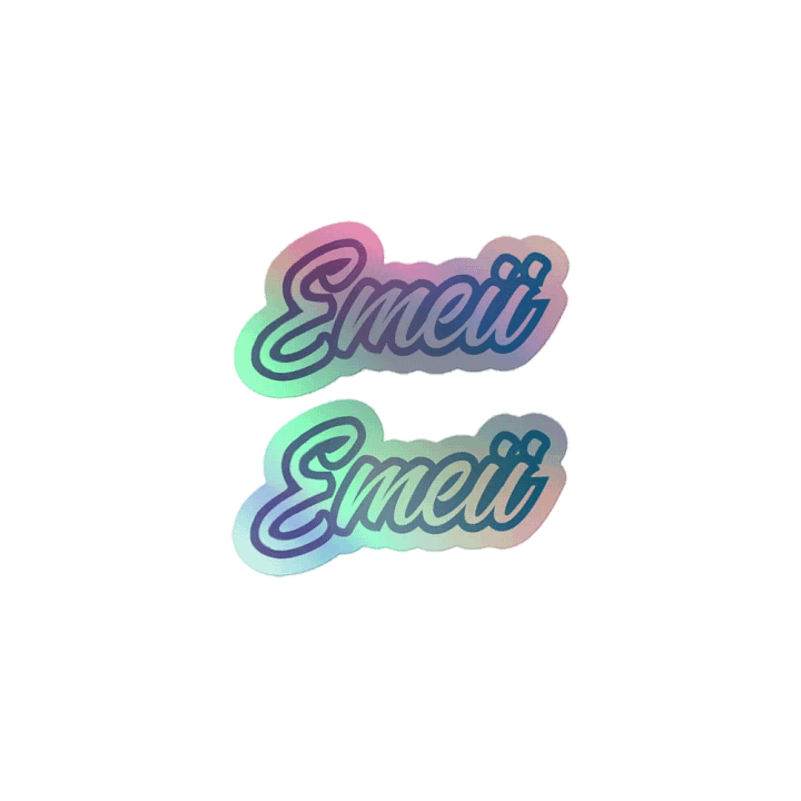 ''Emeii'' Feuille d’autocollants holographiques product image (1)