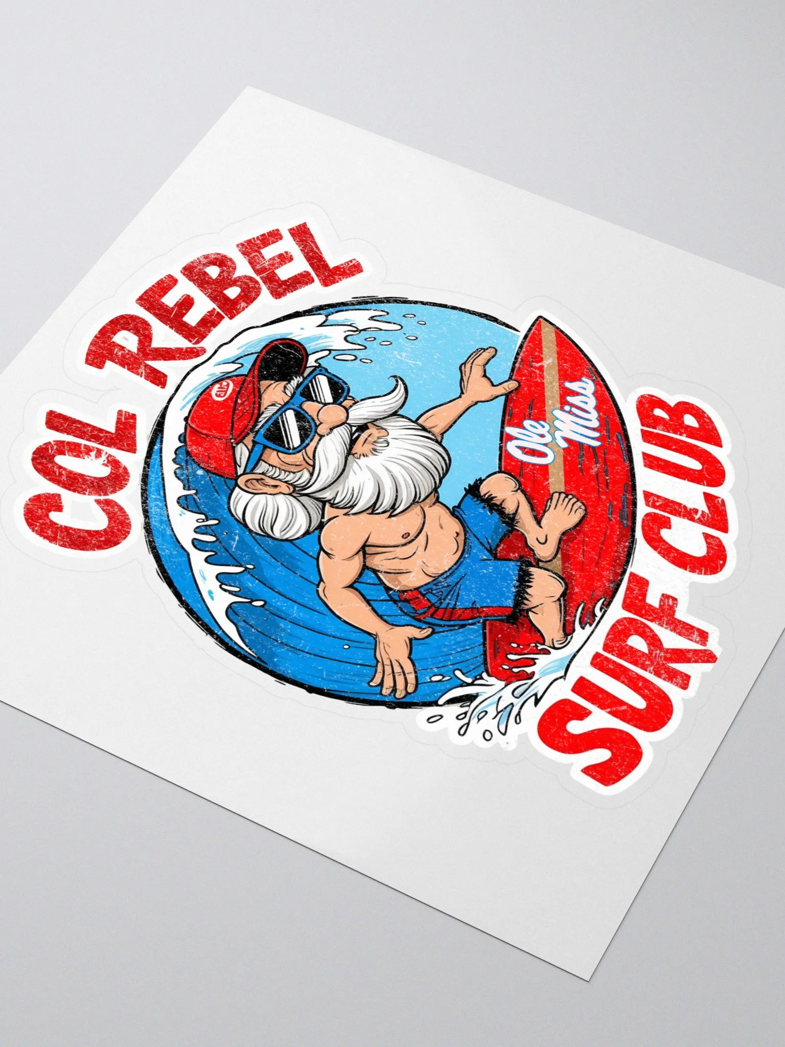 Col Reb Surf Club Stickers product image (5)