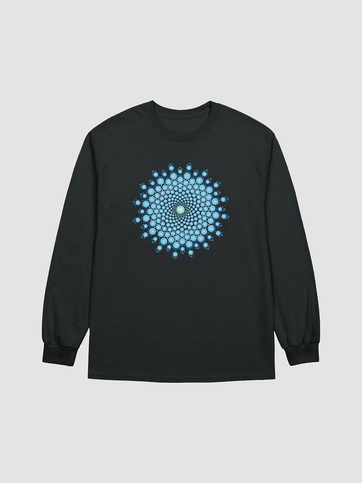 Blue Dot Mandala Long Sleeve T-Shirt product image (1)