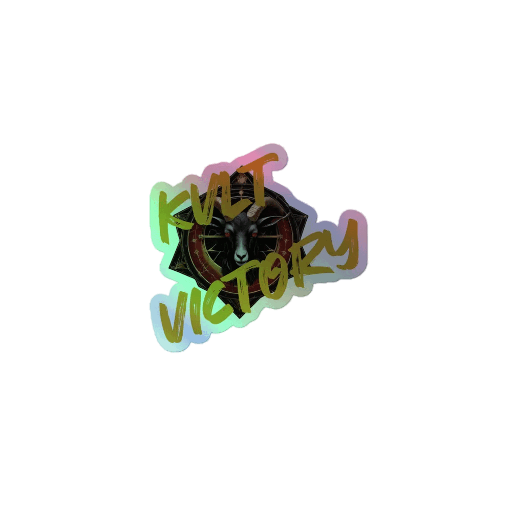 Kvlt Victory Holographic Sticker product image (1)