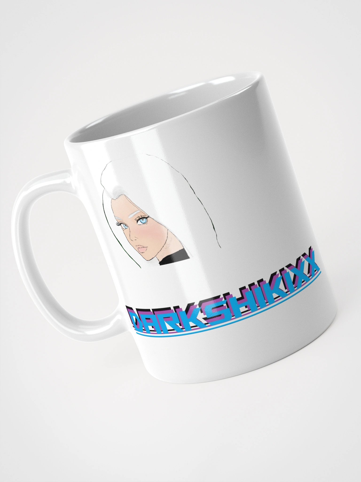 DARKSHIKIX Streamer White Glossy Mug product image (3)