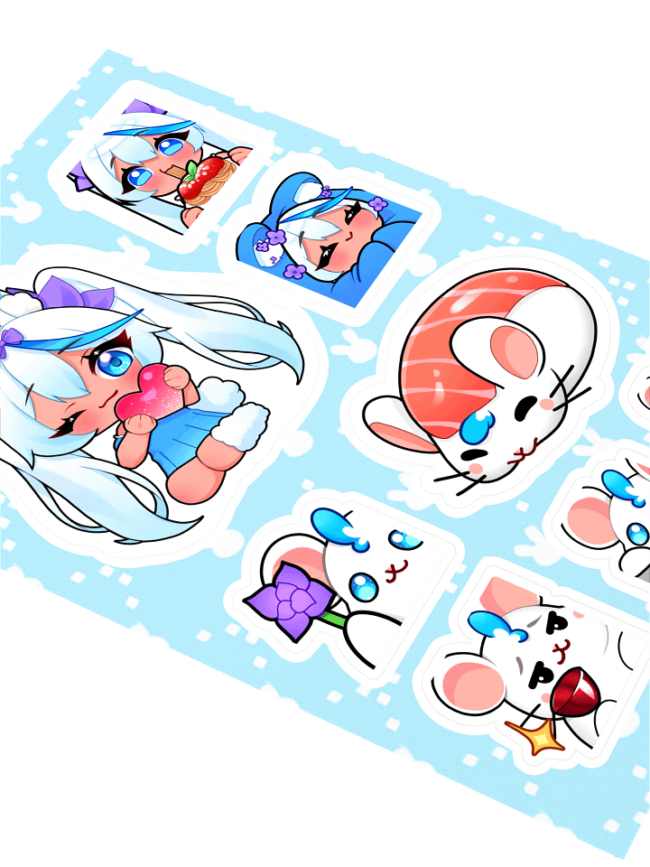 Yoshi & Snekie - Sticker Sheet product image (2)