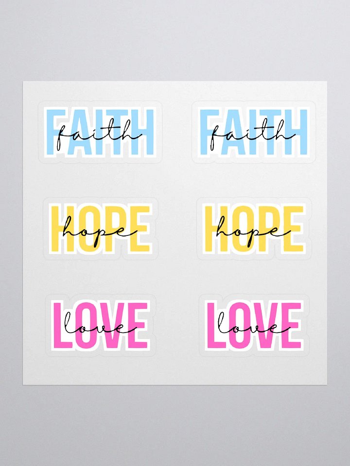 Faith, hope and love product image (1)