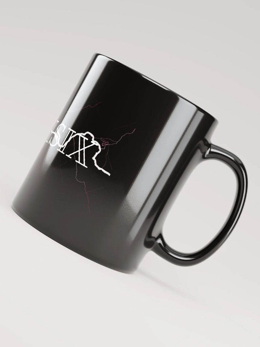 HyskiSix - Glossy Black Mug product image (4)