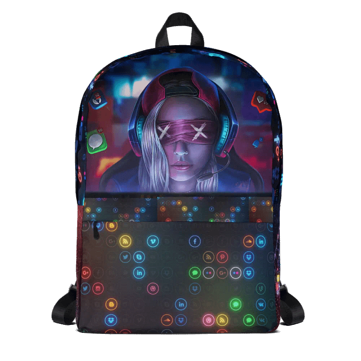 Cool Social Media Lover Gaming Bag Pack product image (1)