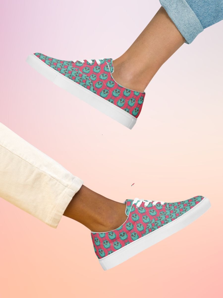 My Little Monster Lace-Up Canvas Shoes product image (1)