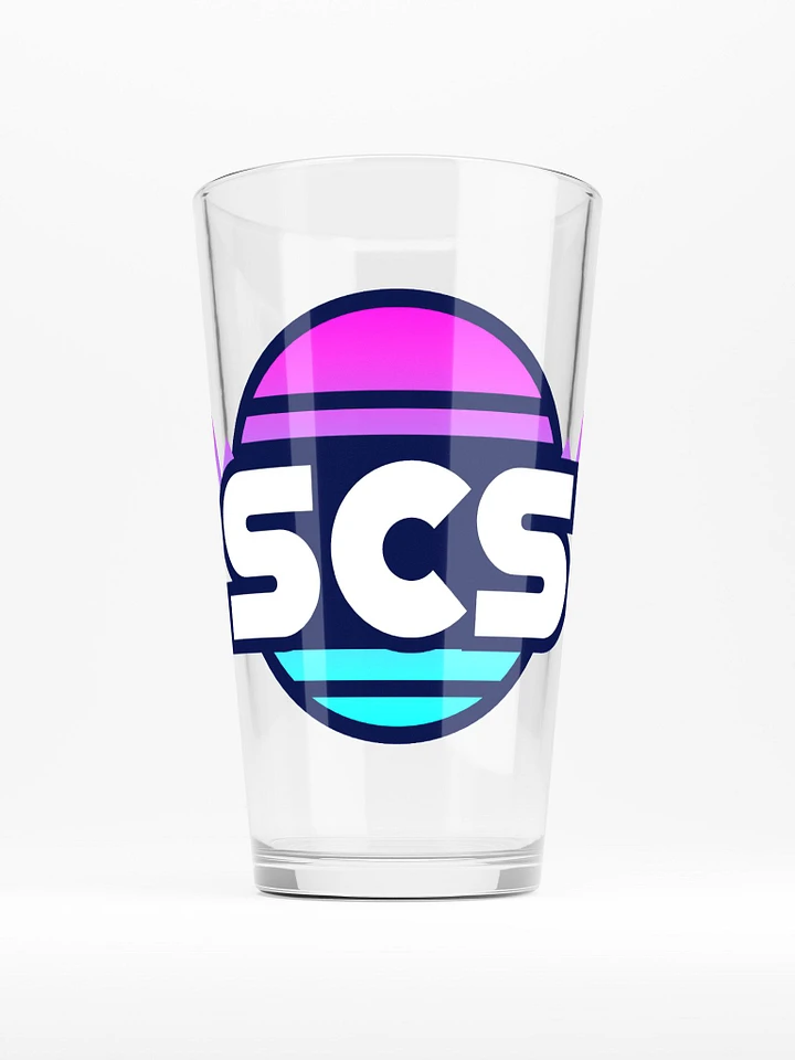 SCS BADGE PINT GLASS product image (1)
