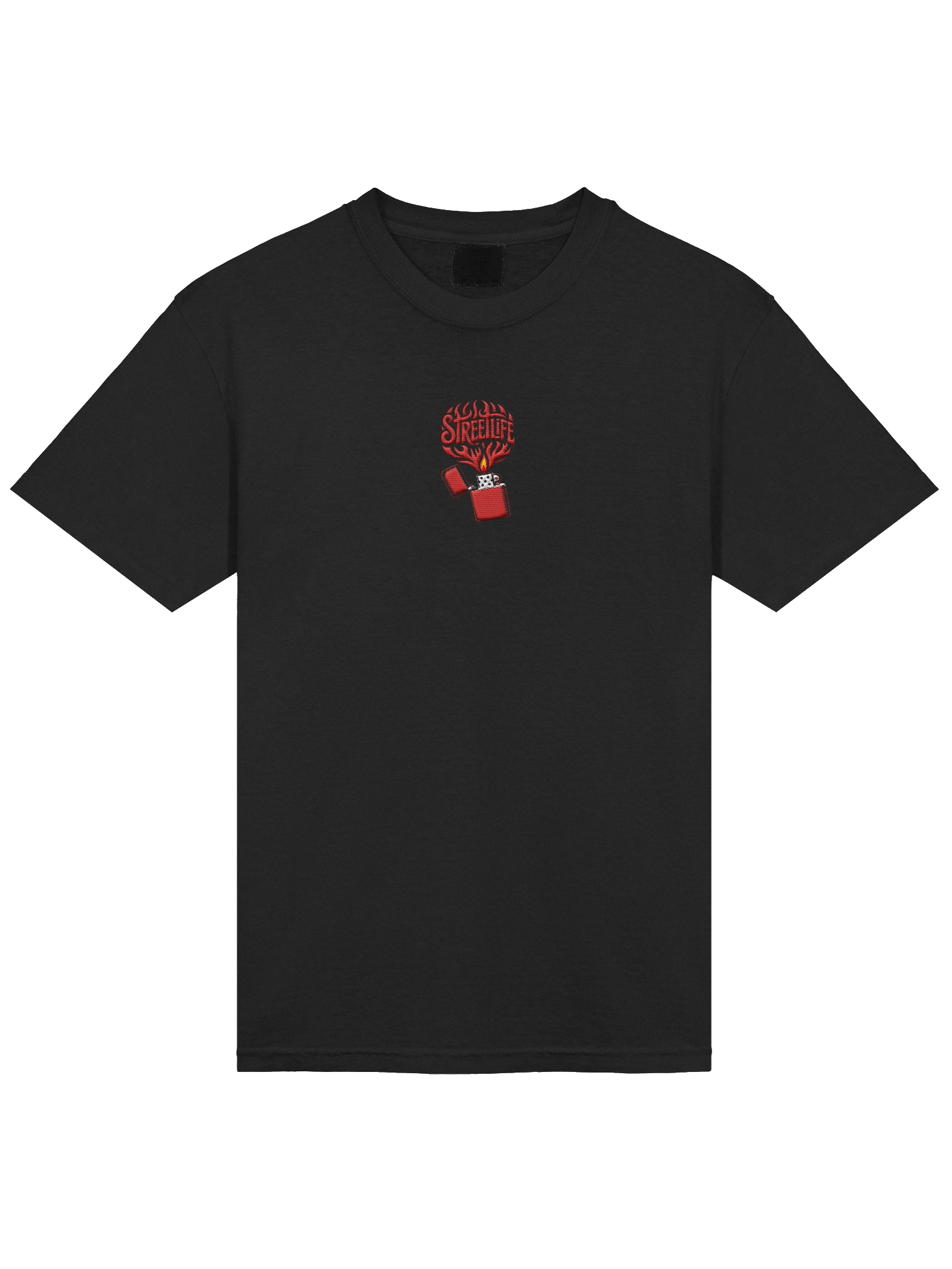 Streetlife Flame Lighter Illustration T-Shirt product image (3)