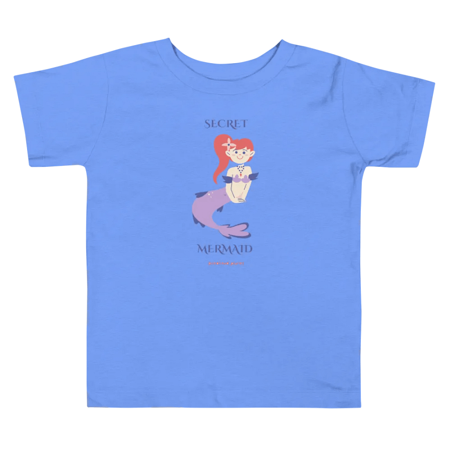 Toddler Secret Mermaid @redhead_planet T-shirt product image (1)
