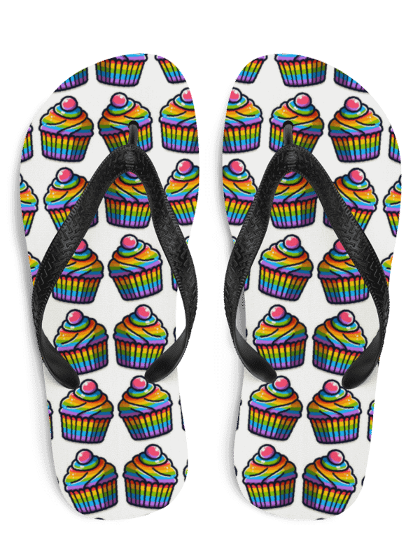Cupcakes Flip Flops product image (1)
