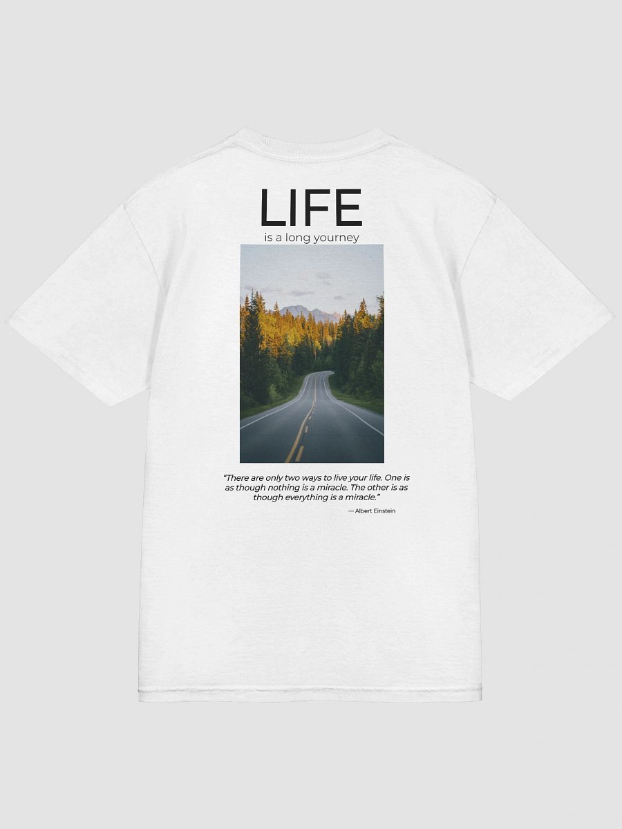 sketch. Albert Einstein Life Quote tee product image (4)