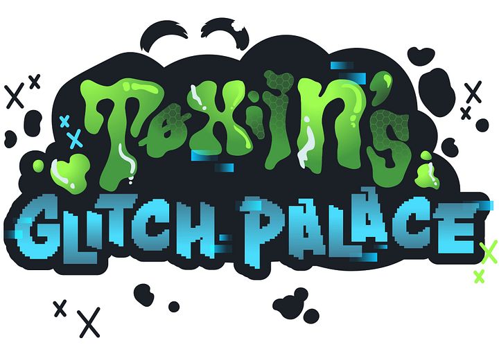 Neon Glitch Palace Poster product image (2)