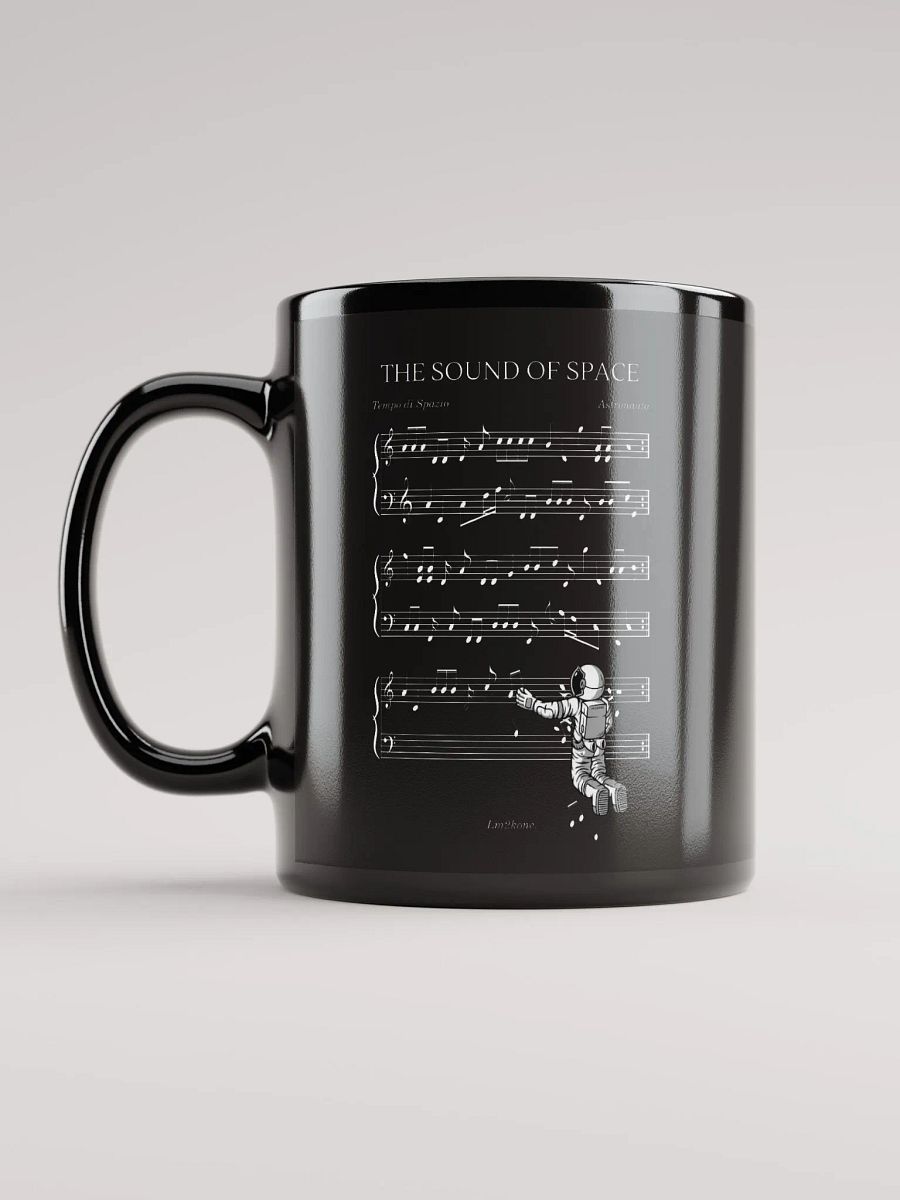 The Sound of Space - (Black Version) Mug product image (11)