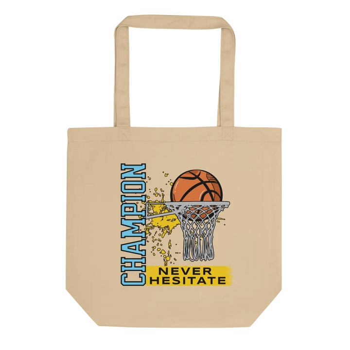 Champion Never Hesitate Basketball Splatter Tote Bag product image (1)