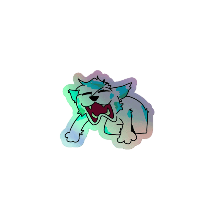 Fisk RAHHH Holographic Sticker product image (1)