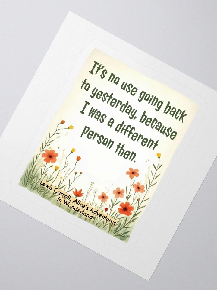 Different Person Carroll Sticker product image (5)