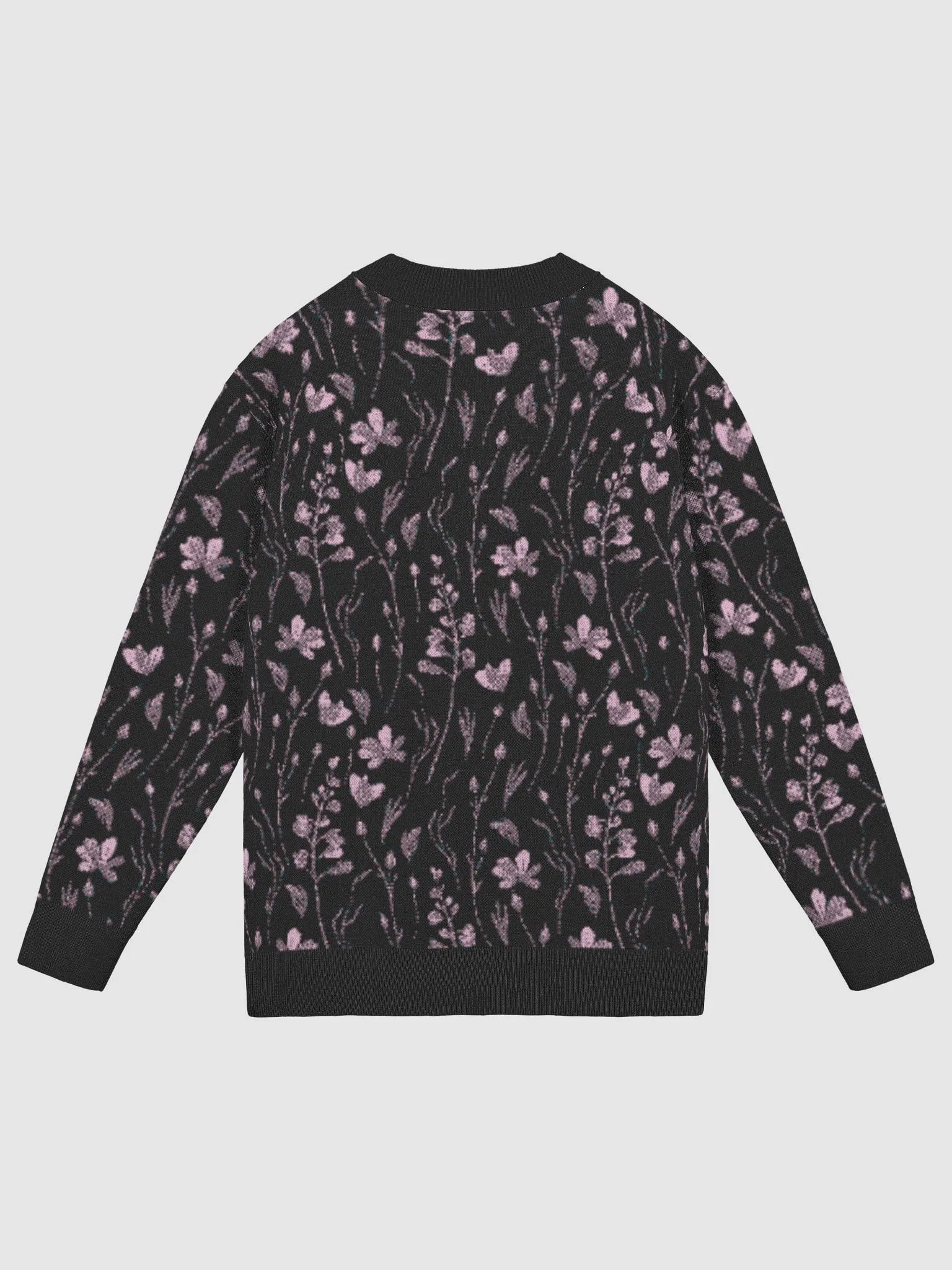 Pink Floral Cardigan Sweater product image (14)