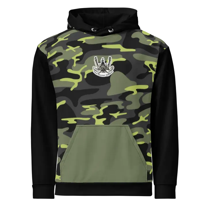 Copy of black & Green Twin anchor ship wheel & Tug CE Hoodie product image (2)