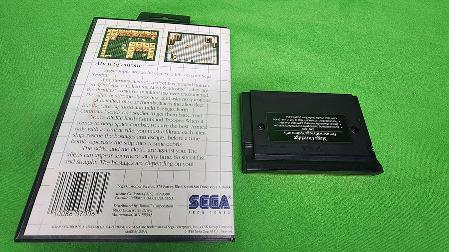 SEGA MASTER SYSTEM - Alien Syndrome - No Manual product image (2)