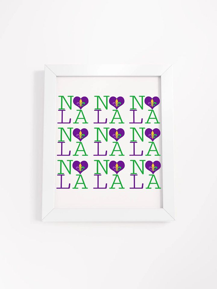 I LOVE NOLA **LEGACY POSTER** (MARDI GRAS) product image (1)