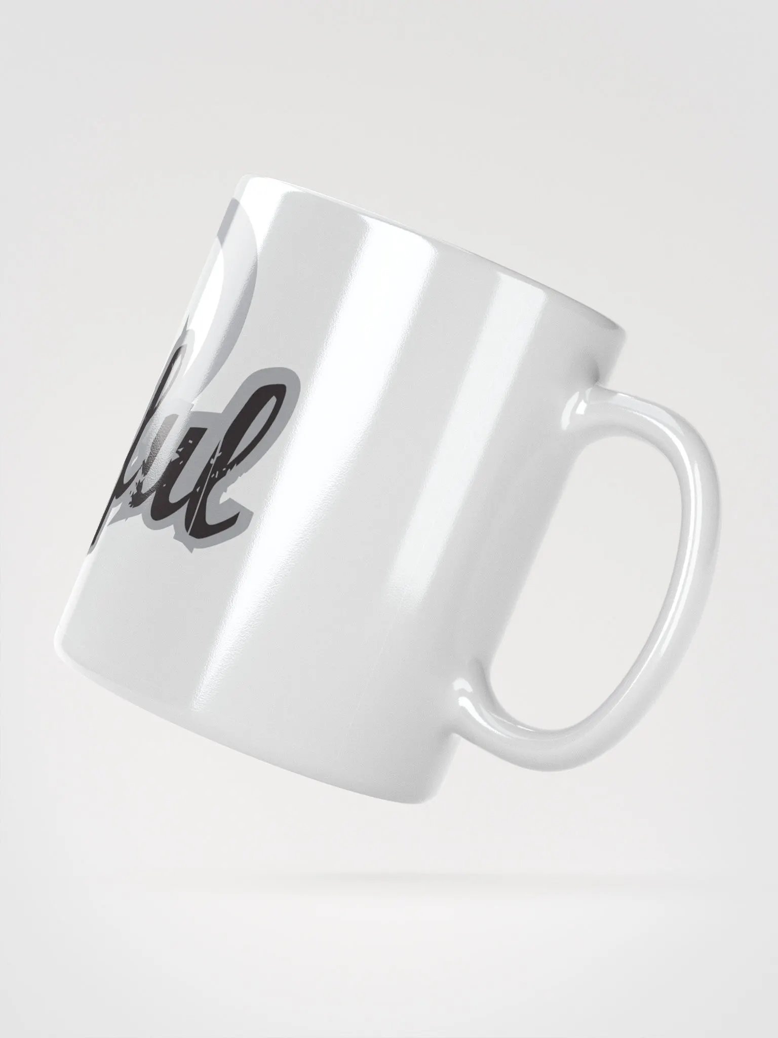 Blissful Ignorance - GREY | White Glossy Mug product image (6)