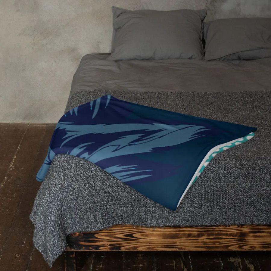 Fierce Wolf Throw Blanket product image (11)