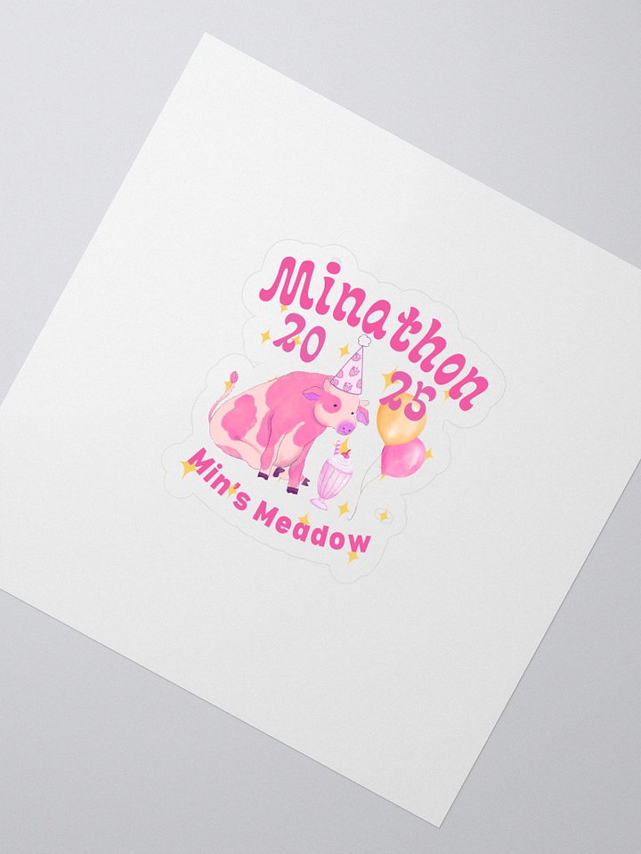 Minathon Party Cow Sticker [LIMITED EDITION] product image (2)