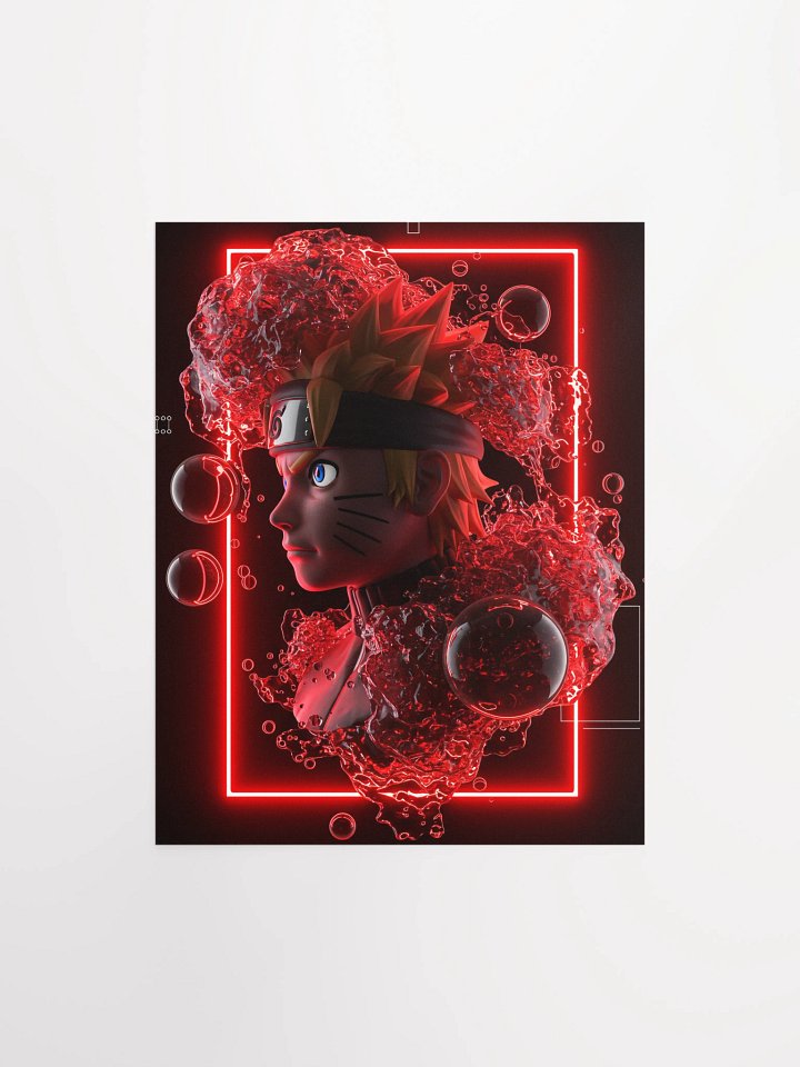 Vibrant Energy Anime Poster product image (1)