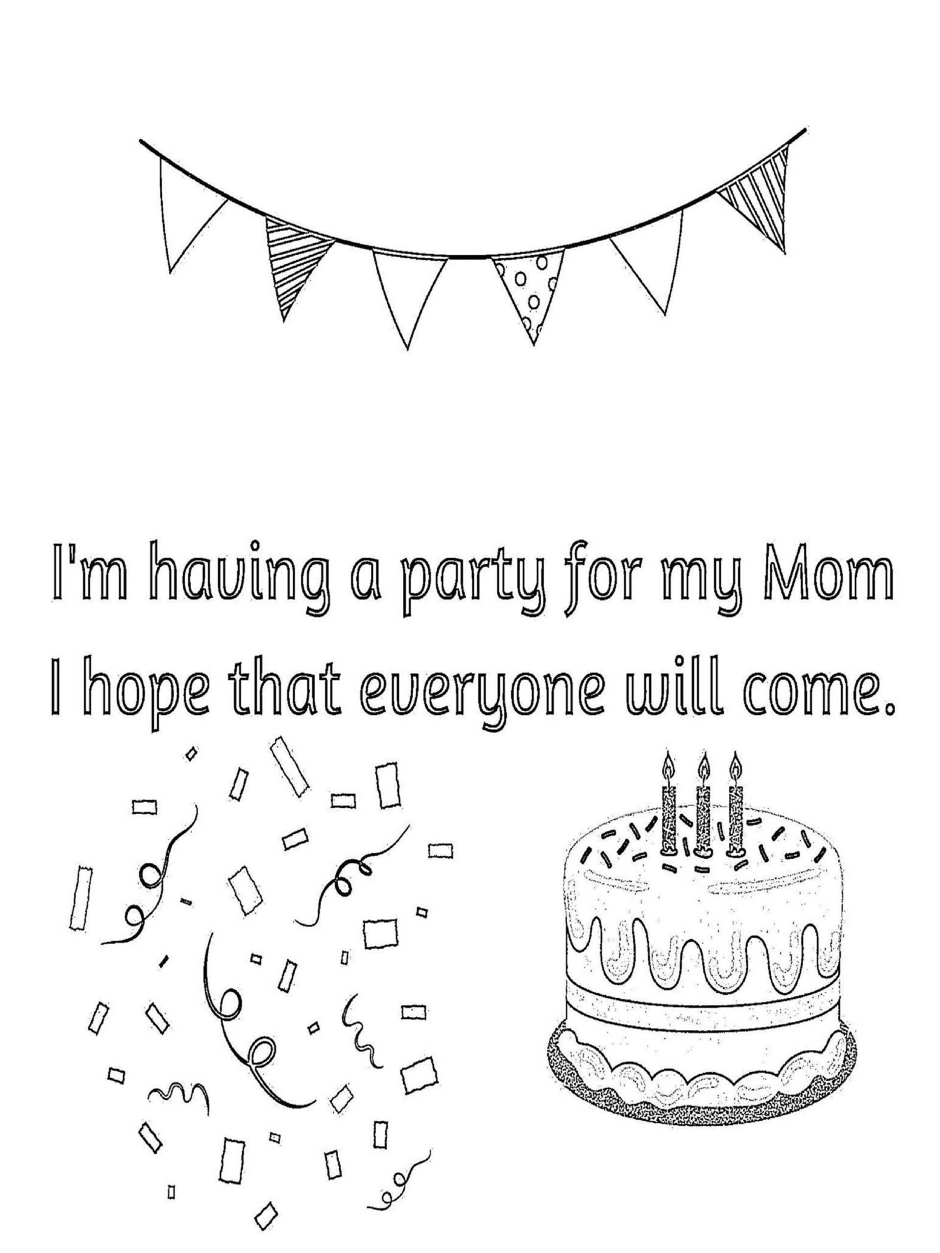 A Present for Mom Coloring Book for Girls product image (2)