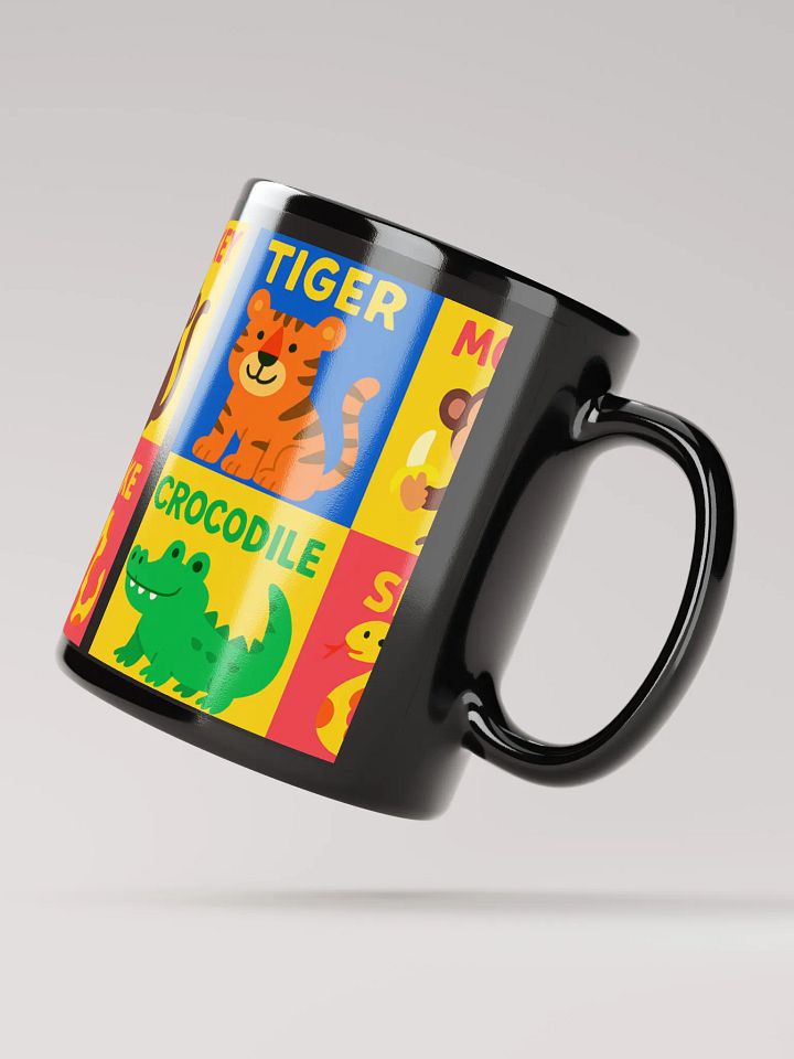 Vibrant Animal Kingdom Glossy Mug product image (2)