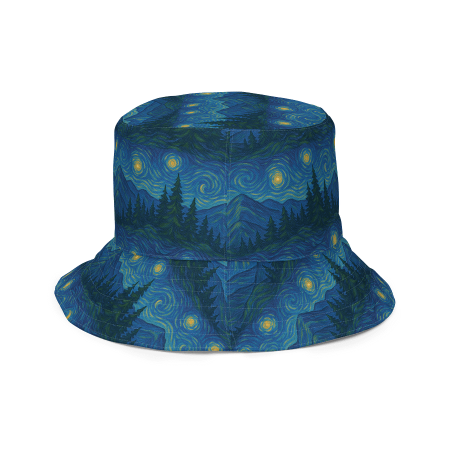 Starry Mountain Night Bucket Hat product image (5)
