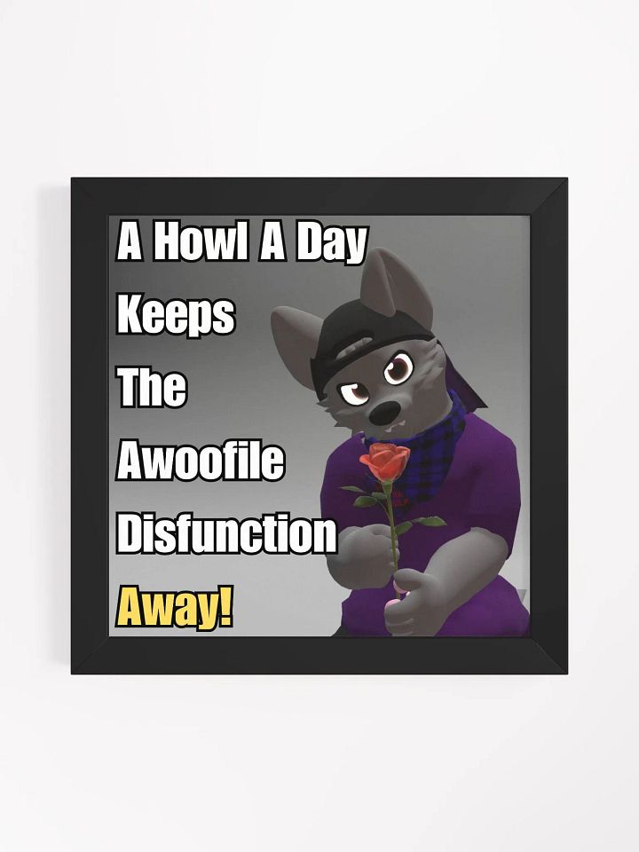 Howl A Day Motivational Poster product image (1)