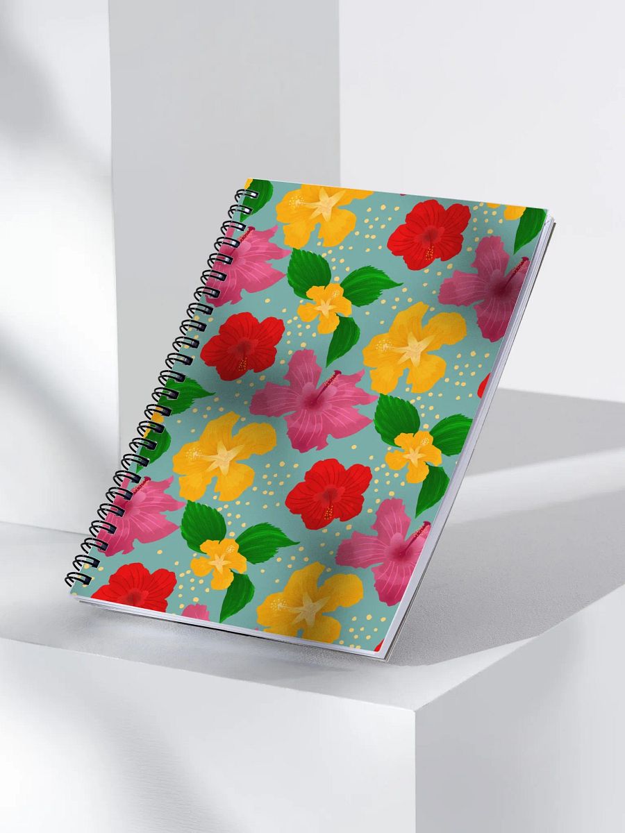 Hibiscus Flower Pattern Notebook product image (3)