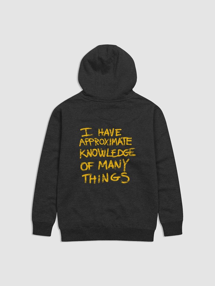 Demon Cat With Text on the Back Long Hoodie Multicolor product image (8)