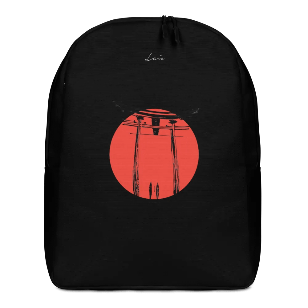 Backpack - Japan Torii Gate Couple Sunset Black product image (1)