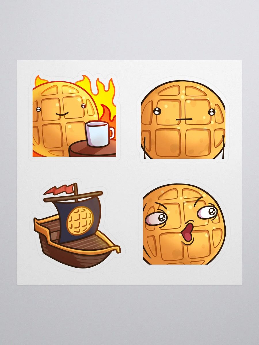 WaffleSmacker Emote Stickers Pack 3 product image (1)